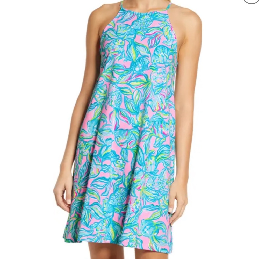 Lilly Pulitzer Margot Floral Halter Dress
